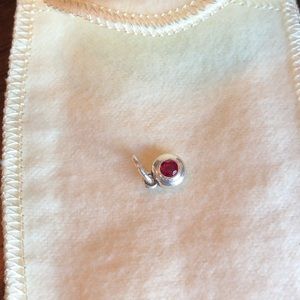 Avery Remembrance Pendant with Lab-Created Ruby